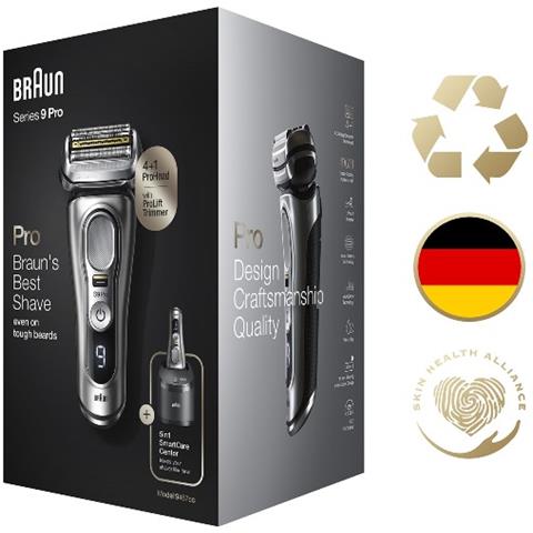 Series 9 Rasoio Pro 9467cc Wet&dry Con Stazione Smartcare 5 In 1 E Custodia Da Viaggio, Argento - Foto 4