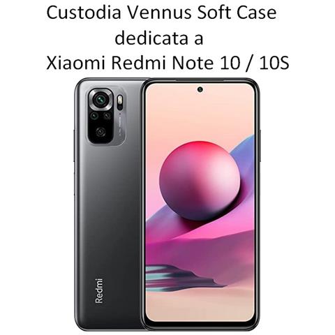 Vennus Custodia Tpu Silicone Lite Cover Soft-case Per Xiaomi Redmi Note 10 - 10s Orange - Foto 2