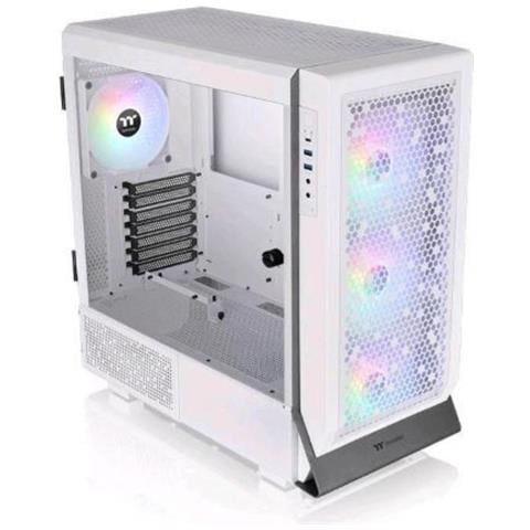 Ceres 500 Tg Argb Case Mid Tower Mini-itx Micro-itx Atx E-atx Pannello Laterale In Vetro Temperato 1xusb-c 3.2 2xusb-a 3.0 4xventole 140mm Argb Snow /white - Foto 1