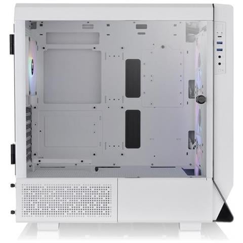 Ceres 500 Tg Argb Case Mid Tower Mini-itx Micro-itx Atx E-atx Pannello Laterale In Vetro Temperato 1xusb-c 3.2 2xusb-a 3.0 4xventole 140mm Argb Snow /white - Foto 6