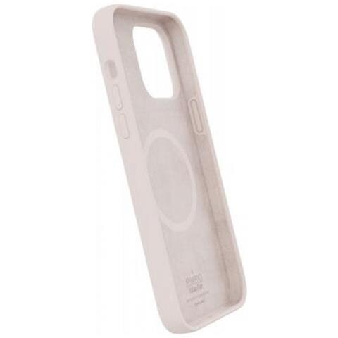 Cover Icon In Silicone Per Iphone 14 Pro Max Compatibile Con Magsafe, Rosa - Foto 3