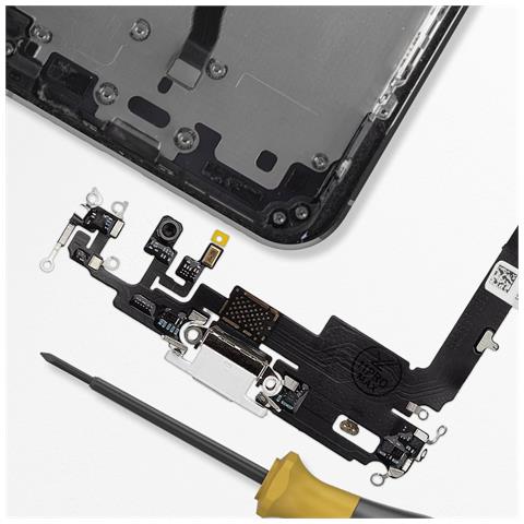 Connettore Ricarica Per Iphone 11 Pro Max, Porta Lightning + Microfono - Foto 8