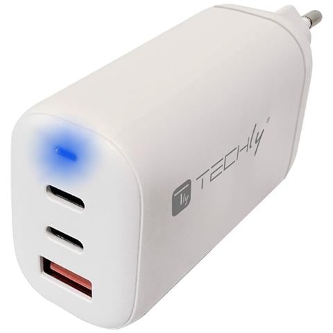 Caricatore Alimentatore 2 Porte Usb-c E 1 Usb-a Da Muro 65w - Foto 1
