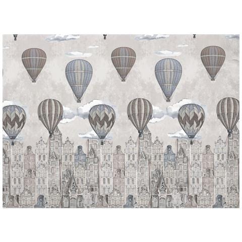 Copriletto Piquet Primavera Estate 100% Cotone Disegno Volare Singolo Beige - Foto 5