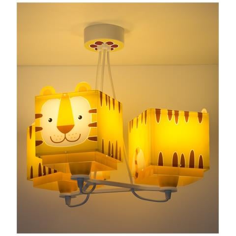 Lampada A Sospensione Per Bambini 3 Luci Little Tiger Piccola Tigre - Foto 1