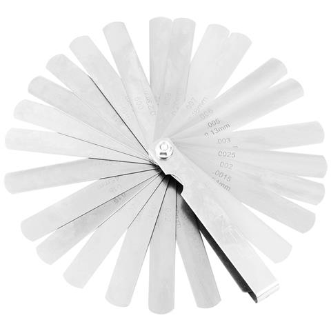 Spessimetro 26 Lame (0,04 - 0,63 Mm) 65mn /acciaio Inox - Foto 1