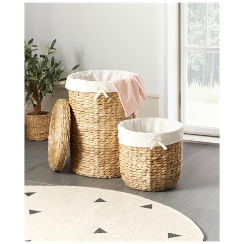 Set Di 2 Cestini Danang Vimini Naturale - Foto 1