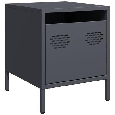 Comodini 2 Pz Antracite 35x39x43,5 Cm In Acciaio - Foto 10