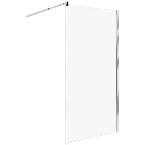 Parete Doccia Ahaus 100 X 190 Cm Argento - Foto 2