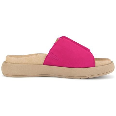 Pink Casual Open Slippers Ciabatte Pelle Scamosciata /nabuk Scarpe Donna Rosa Eu 36, 43.751.10 - Foto 2