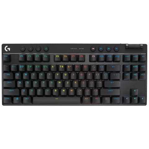 G Pro X Tkl Tastiera Gaming Rf Senza Fili + Bluetooth Qwerty Danese, Finlandese, Norvegese, Svedese Nero - Foto 3