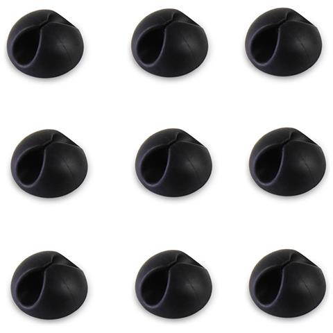 Set Da 9 Organizer Per Cavi Black - Foto 2