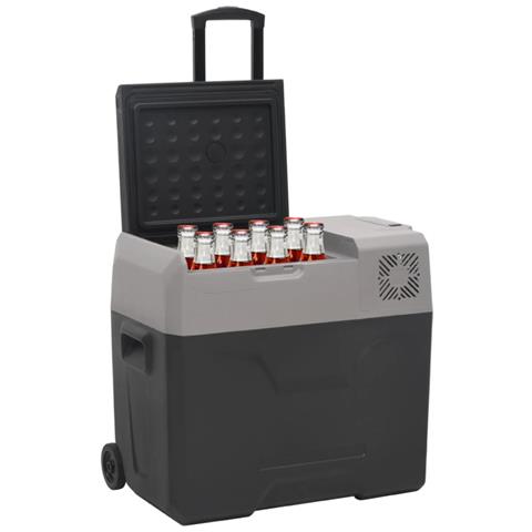 Borsa Frigo con Ruote Adattatore Nera Grigia 30 L Polipropilene - Foto 10