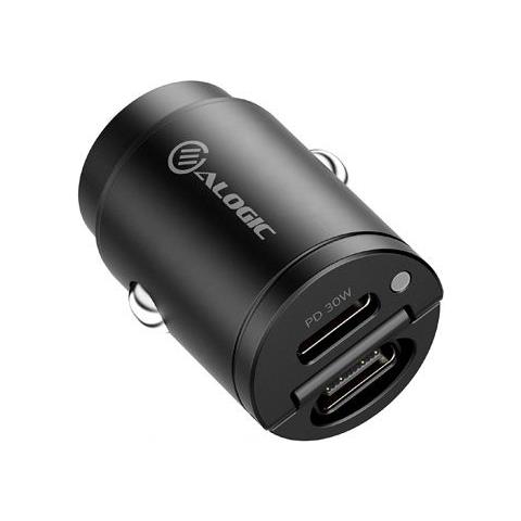 CRCC30 Caricabatterie per dispositivi mobili Cuffie, Auricolare, Smartphone, Orologio intelligente, Tablet Grigio Accendisigari Ricarica rapida Auto - Foto 1