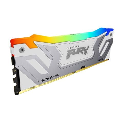 FURY 48GB 8400MT /s DDR5 CL40 CUDIMM (Kit da 2) Renegade RGB Bianco XMP - Foto 2