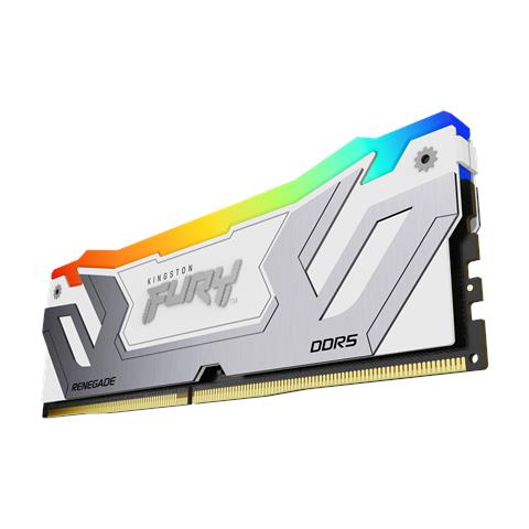 FURY 48GB 8400MT /s DDR5 CL40 CUDIMM (Kit da 2) Renegade RGB Bianco XMP - Foto 11
