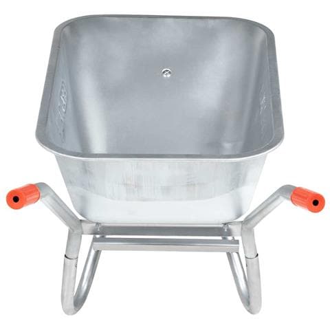 Carriola 90 L 150 Kg In Acciaio Zincato E Plastica - Foto 3