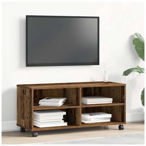 Mobile TV  in Legno Massello 90x35x35 cm - Foto 2