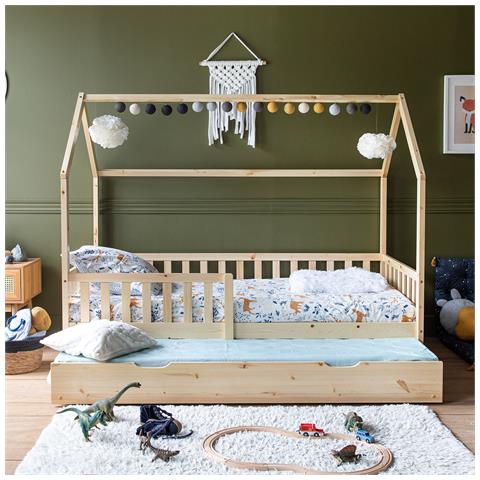 Letto Per Bambini 190x90cm In Legno Marceau - Foto 2