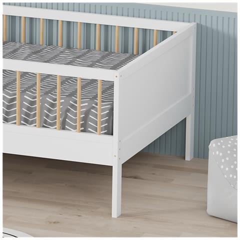 Letto Per Bambini 190x90cm Bianco Adam - Foto 8