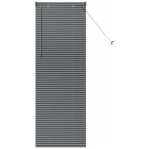 Tenda per Finestra con tende Manuale Grigio scuro Alluminio - Foto 1