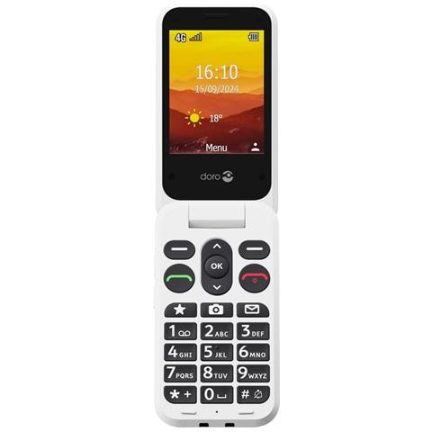 Leva L30 7,11 cm (2.8") 142,7 g Nero, Bianco Telefono cellulare basico - Foto 1