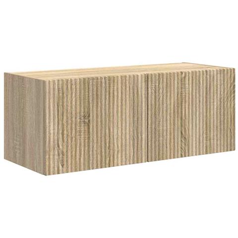 Mobile TV da parete Sonoma 60 x 31 x 29.5 cm Legno multistrato - Foto 1