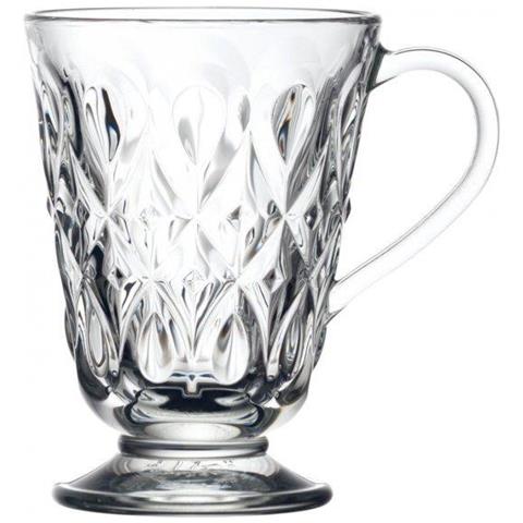 Bicchiere con manico Lyonnais - Elegante bicchiere in vetro pressato - Foto 2