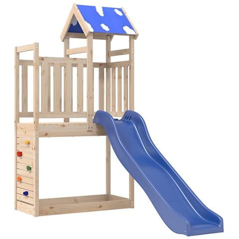 Set da Gioco da Esterno in Legno Massello di Pino - Foto 1