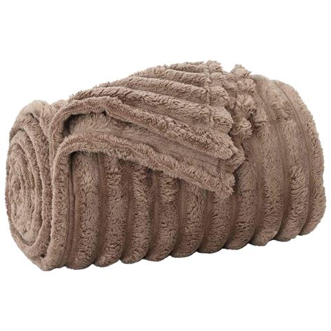 Coperta Cammello 270 x 240 cm Panno - Foto 1