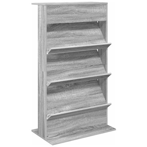 Scaffale per riviste Grigio Sonoma 70 x 41 x 126 cm - Foto 1
