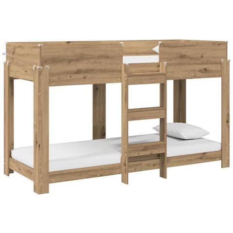Letto a Castello per Bambini Rovere artigianale 75 x 190 cm - Foto 1