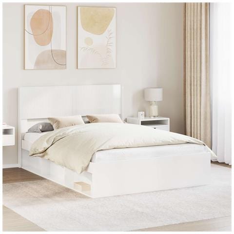 Testiera Letto Bianco Lucido PB - Foto 2