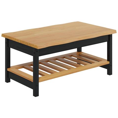 Tavolino da salotto EKAI Nero 100 x 60 x 45,5 cm - Foto 1