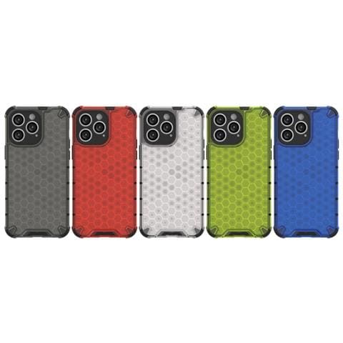 Custodia Ibrida Rinforzata Nera Per Iphone 14 Pro Nera - Foto 7