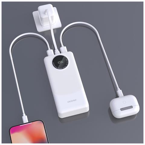 Dudao K12pro Batteria Esterna Da 20000 Mah 22,5 W, Bianca - Foto 1