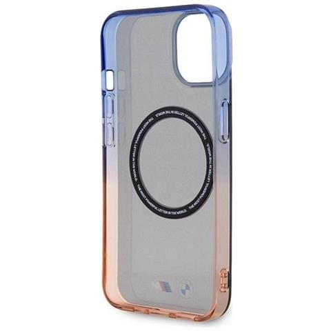 Custodia Bmw Gradient Bumper Magsafe Per Iphone 14 Plus - Laterale - Foto 1