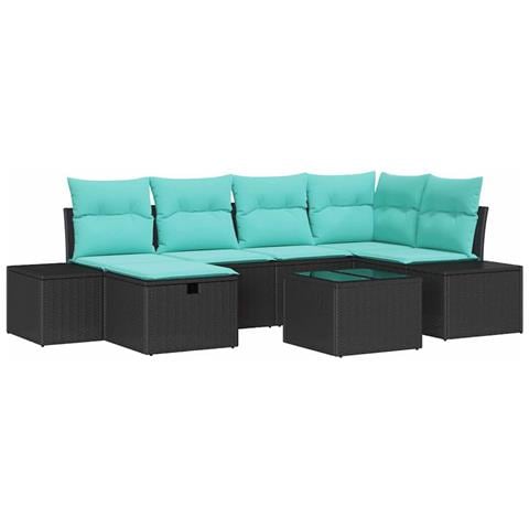 Set di divani 3 pz polyrattan - Foto 1