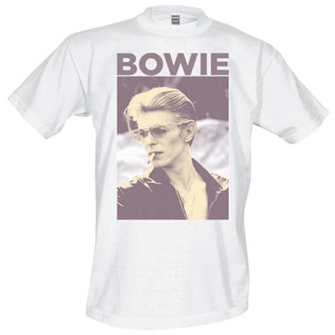 David Bowie - Smoking (T-Shirt Unisex Tg. M) - Foto 1