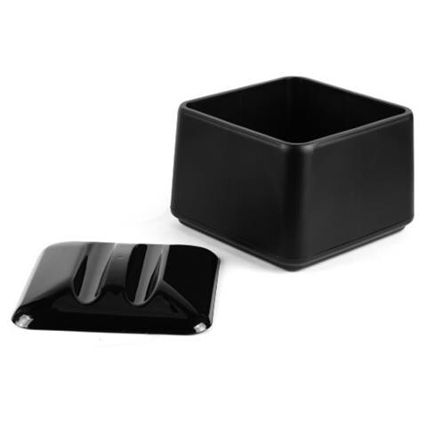 Portaghiaccio Quadro Con Coperchio Nero - Foto 1