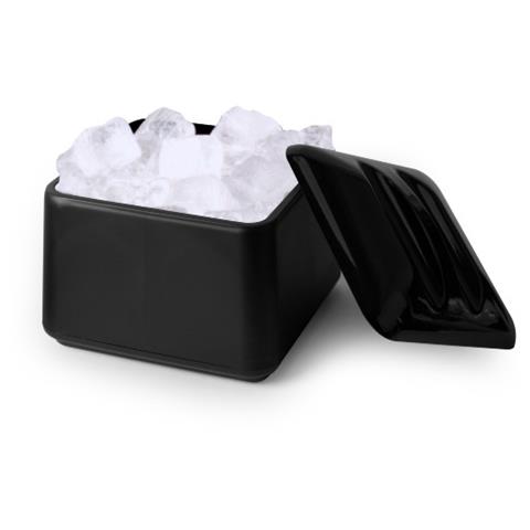 Portaghiaccio Quadro Con Coperchio Nero - Foto 4
