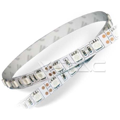 Striscia Led 5050 Monocolore 60 Led / metro - Bobina Da 5 Metri Luce Calda 3000k 2122 - Foto 2