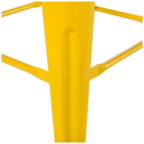 Set Di 2 Sgabelli Da Bar In Metallo Giallo 76 Cm Cabrillo - Foto 26