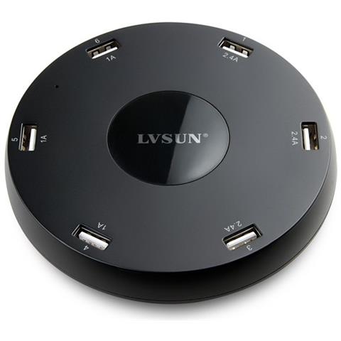 Stazione di ricarica intelligente 6 porte USB stazione di ricarica 50 Watt - Foto 1