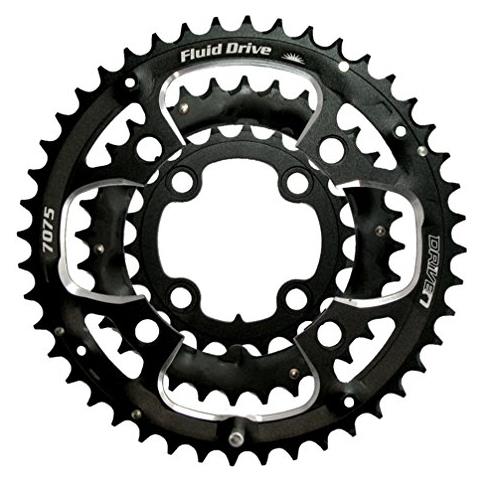 Fluid Alu 104/44t Nero - Foto 1