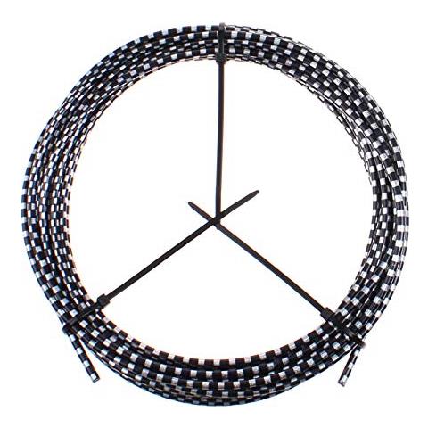 Cavo Del Freno, 10 M X 4,9 Mm, Colore: Nero / bianco - Foto 1