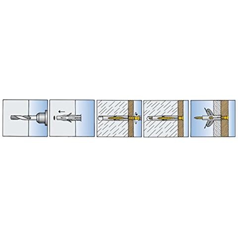 Fischer, Set Di Perni Universali, Fu 6 X 35, 50 Pz. - Foto 2