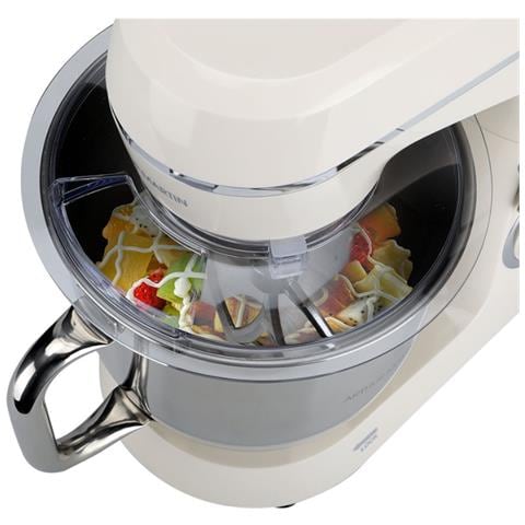 Amp1531 - Robot Da Cucina 800w - 10 Velocità + Pulse - Ciotola In Acciaio Inox Da 4,25l - Kit Pasticceria Incluso - Beige - Foto 9