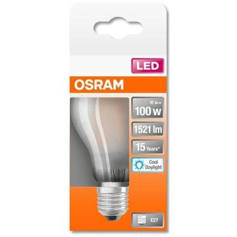Lampadina Led Standard In Vetro Smerigliato - 11w Equivalente 100w E27 - Luce Diurna - Foto 1