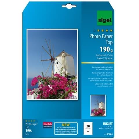 InkJet Top A4 Satinata carta fotografica - Foto 1